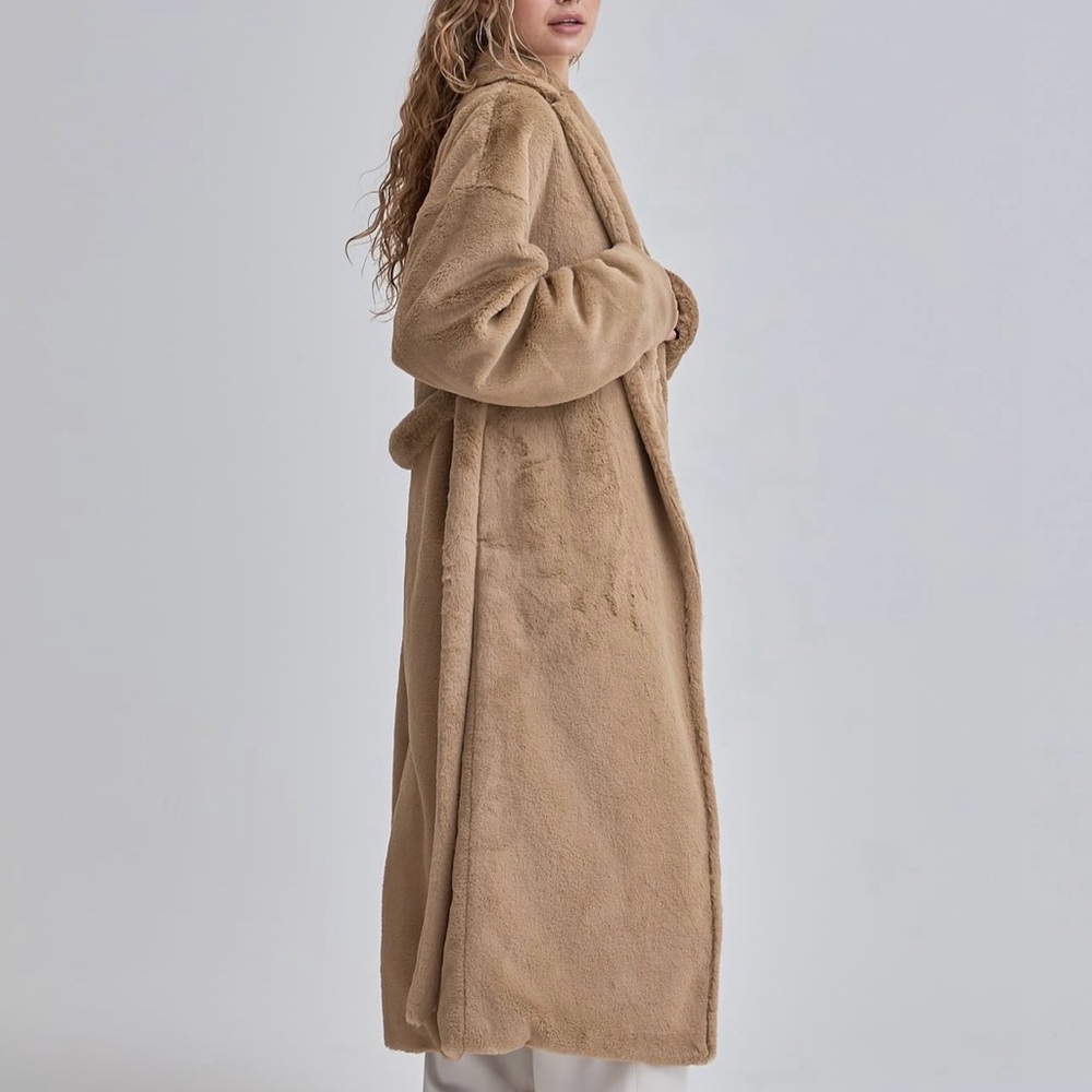NEW Fur Robe Coat - Picture 3 of 3